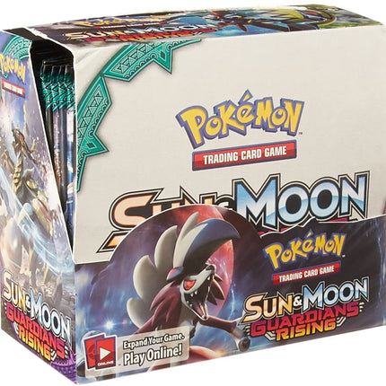 Sun & Moon Guardians Rising - Pokemon - 36 Pack Booster Box - Sealed - New