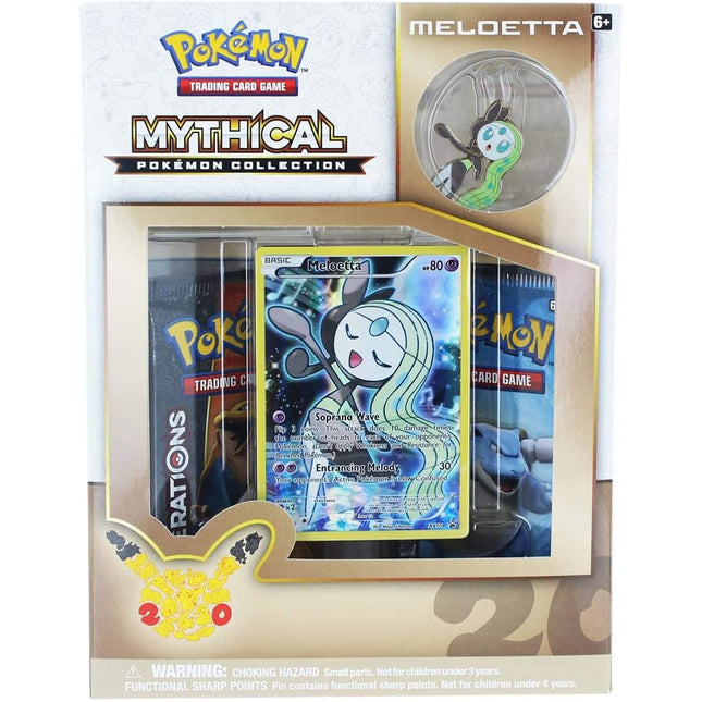 Meloetta Mythical Collection - Pokemon - Generations - Pin Box - Sealed - New