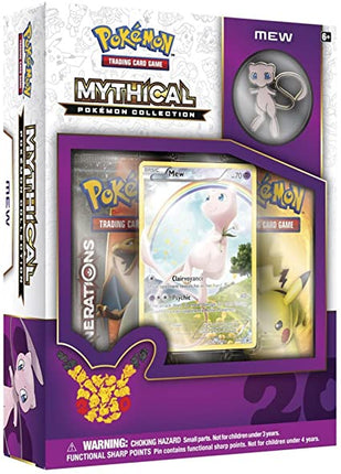 Mew Mythical Collection - Pokemon - Generations - Pin Box - Sealed - New