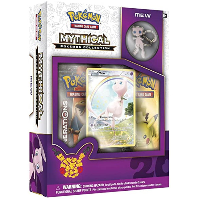 Mew Mythical Collection - Pokemon - Generations - Pin Box - Sealed - New