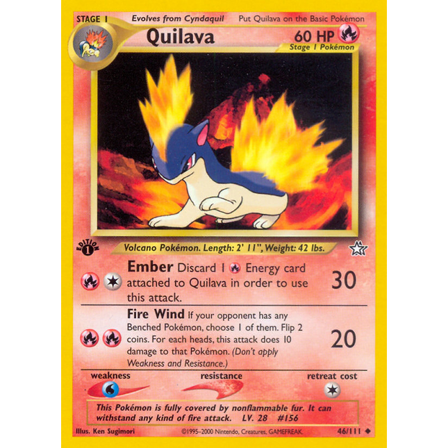 Quilava (46/111) [Neo Genesis 1st Edition]