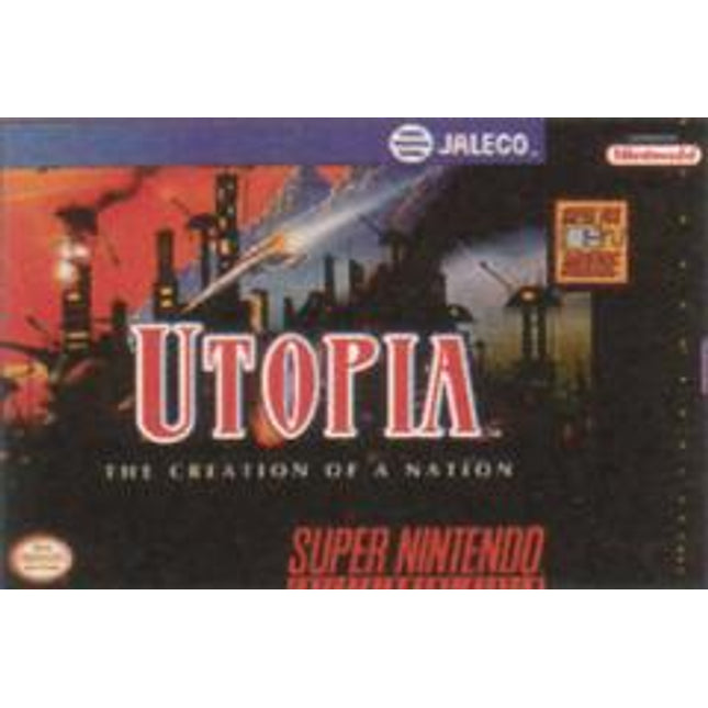 Utopia The Creation of a Nation - Super Nintendo