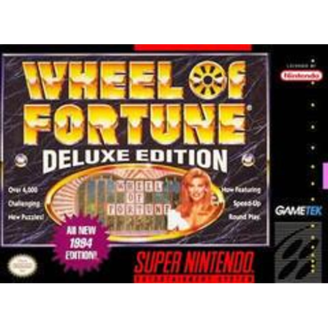 Wheel of Fortune Deluxe Edition - Super Nintendo