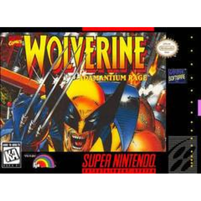 Wolverine Adamantium Rage - Super Nintendo