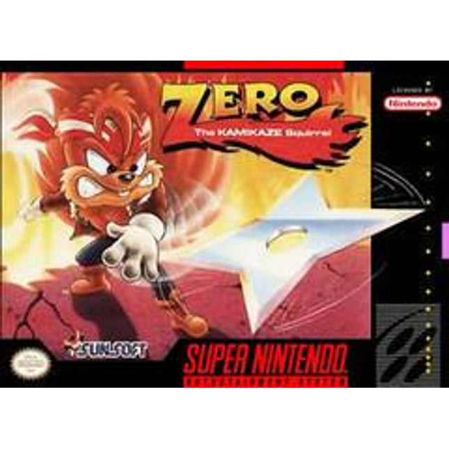 Zero the Kamikaze Squirrel - Super Nintendo