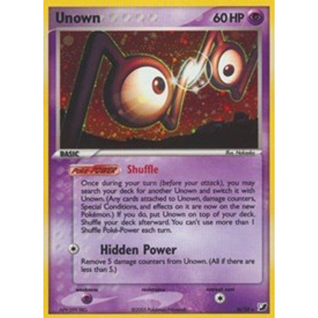 Unown (N) (N/28) [EX: Unseen Forces]