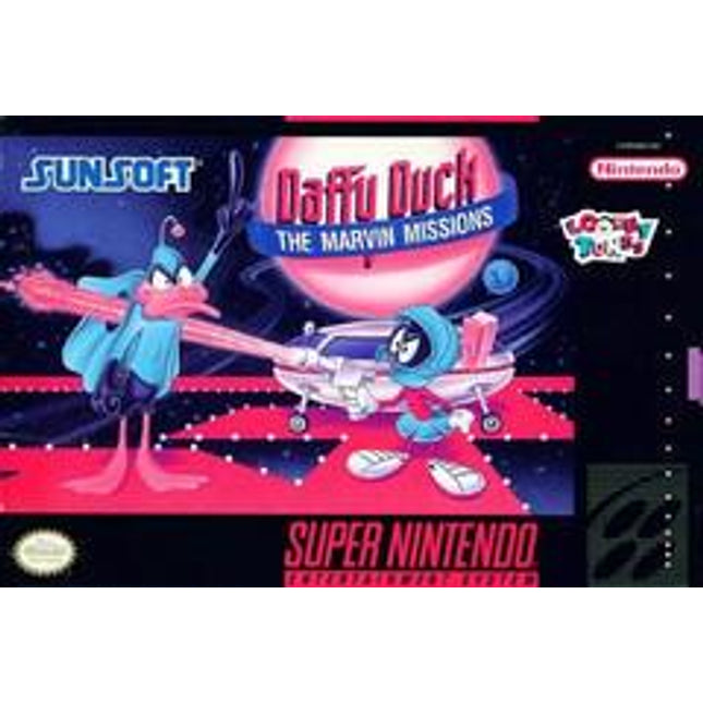 Daffy Duck Marvin Missions - Super Nintendo