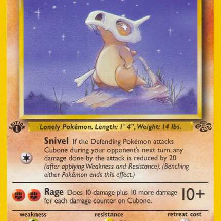 Cubone (50/64) [Jungle 1st Edition]