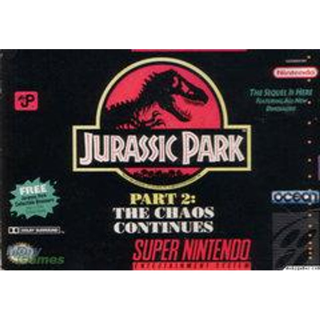 Jurassic Park 2 The Chaos Continues - Super Nintendo