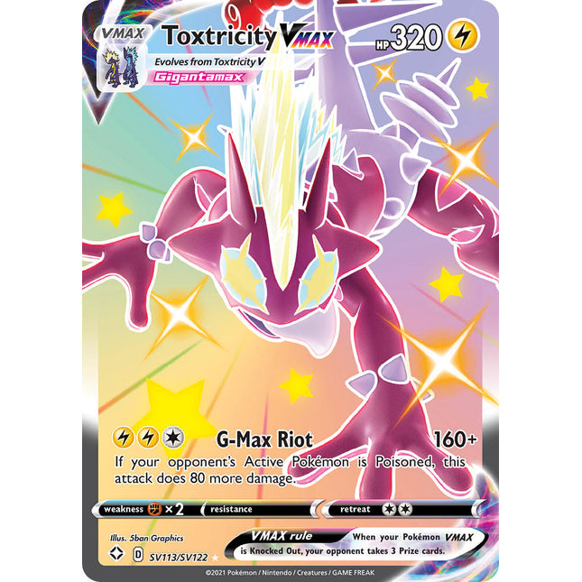Toxtricity VMAX (SV113/SV122) [Sword & Shield: Shining Fates]