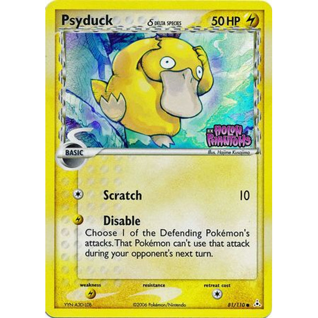 Psyduck (81/110) (Delta Species) (Stamped) [EX: Holon Phantoms]