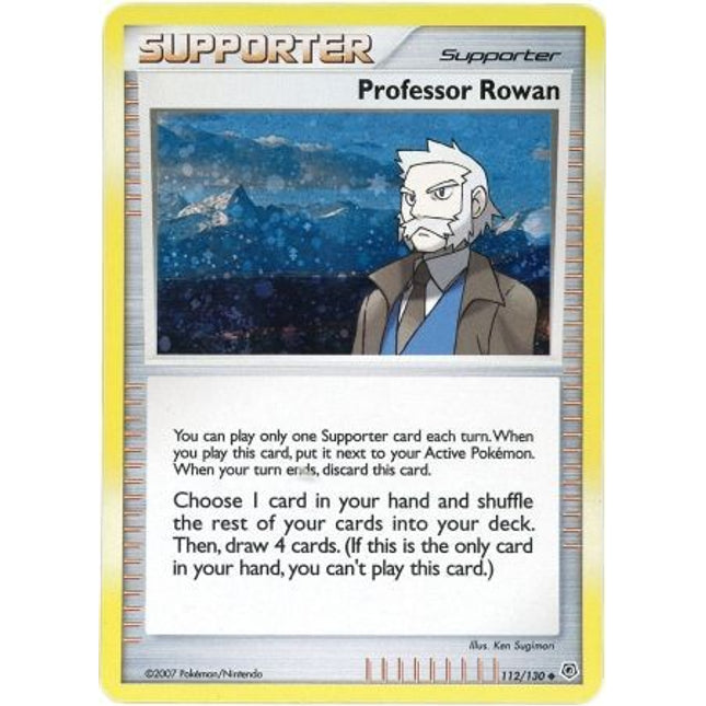 Professor Rowan (112/130) (Cosmos Holo) [Diamond & Pearl: Base Set]