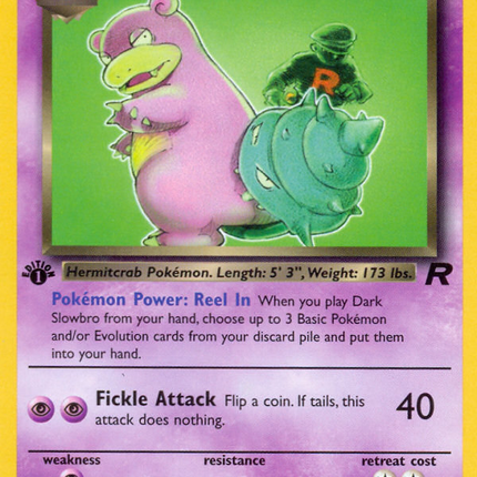 Dark Slowbro (29/82) [Team Rocket 1st Edition]