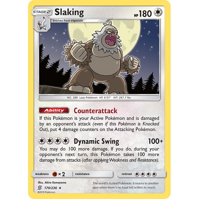 Slaking (170/236) [Sun & Moon: Unified Minds]