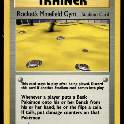 Rocket's Minefield Gym - 119/132 - NM - 1st Edition - Gym Challenge - Pokemon - A9-106