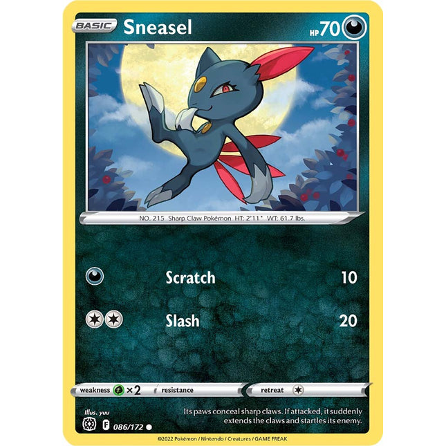 Sneasel (086/172) [Sword & Shield: Brilliant Stars]