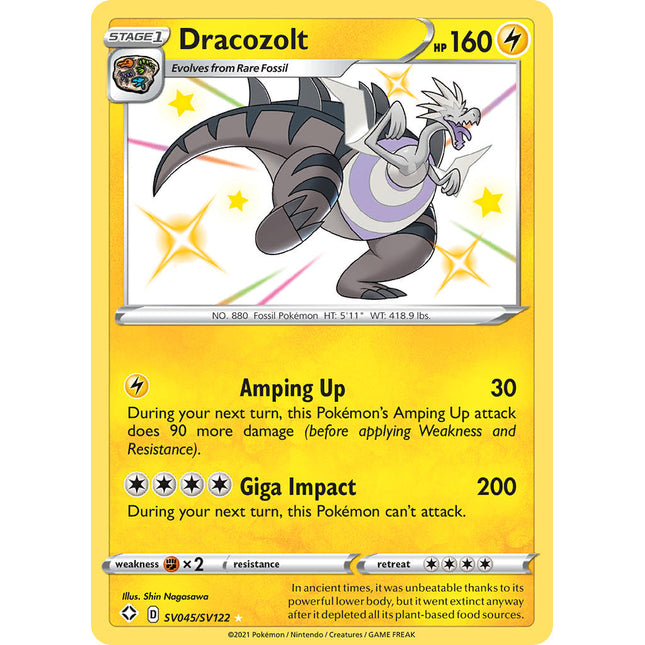 Dracozolt (SV045/SV122) [Sword & Shield: Shining Fates]