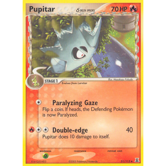 Pupitar (51/113) (Delta Species) [EX: Delta Species]