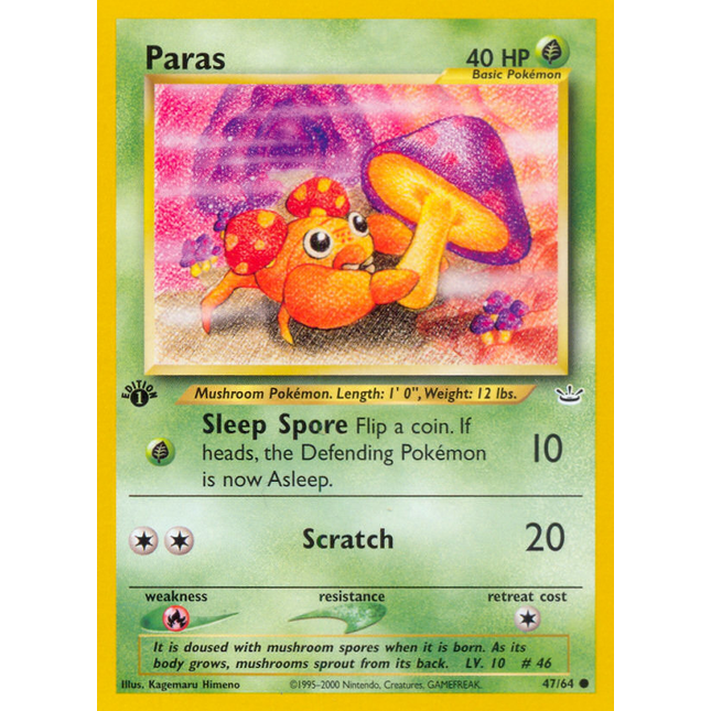 Paras (47/64) [Neo Revelation 1st Edition]