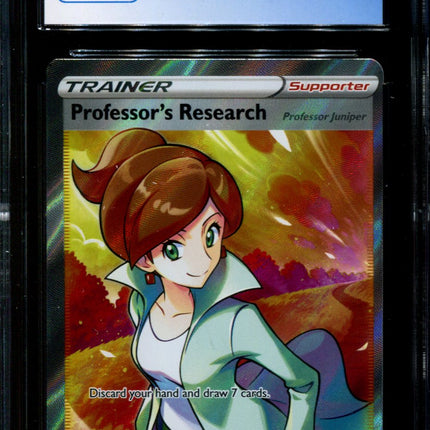 Professor's Research - SWSH152 - CGC 9 Error - Promo - Full Art - Pokemon - 5065