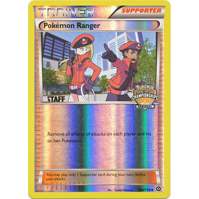 Pokemon Ranger (104/114) (Regional Championship Promo Staff) [XY: Steam Siege]
