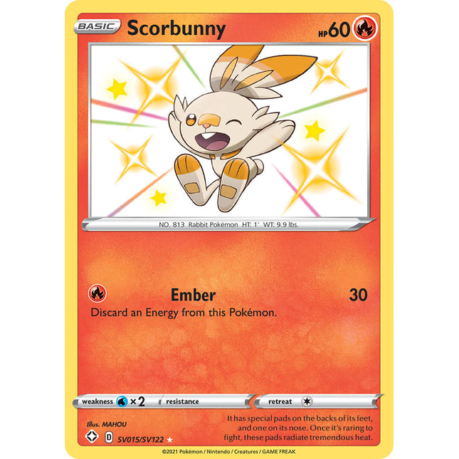 Scorbunny (SV015/SV122) [Sword & Shield: Shining Fates]