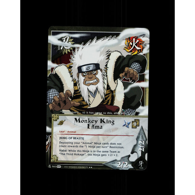 Monkey King Enma - 965 - NM - 1st Edition Foil - S19 - Naruto CCG - D4-132