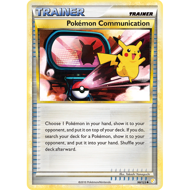 Pokemon Communication (98/123) [HeartGold & SoulSilver: Base Set]