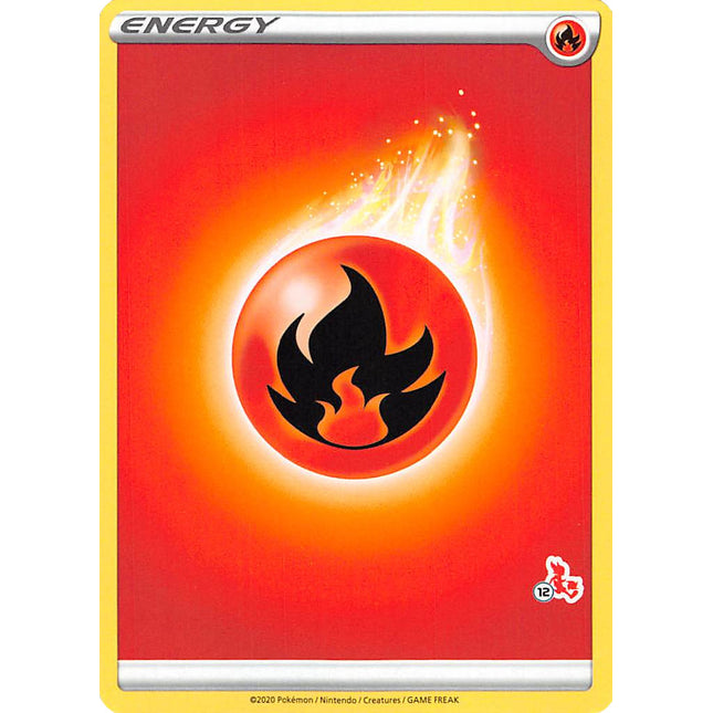 Fire Energy (Cinderace Stamp #12) [Battle Academy 2022]