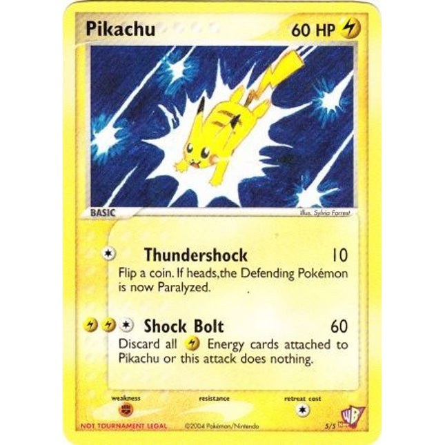 Pikachu (5/5) [Kids WB Promos]