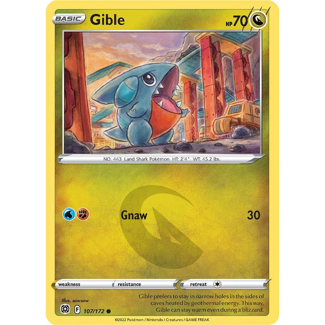 Gible (107/172) [Sword & Shield: Brilliant Stars]