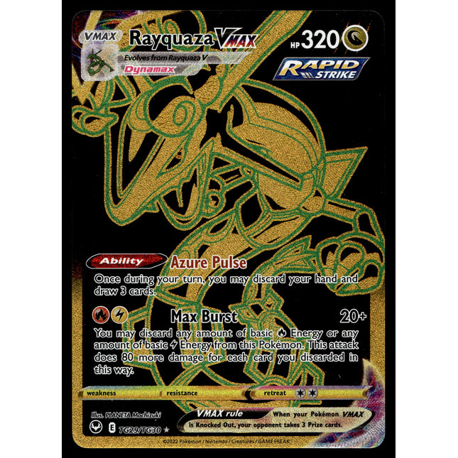 Rayquaza Vmax - TG29/TG30 - NM - Secret Rare - Silver Tempest - Pokemon - A7-36
