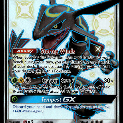 Rayquaza GX - 177a/168 - NM - Full Art - Hidden Fates - Pokemon - A6-61
