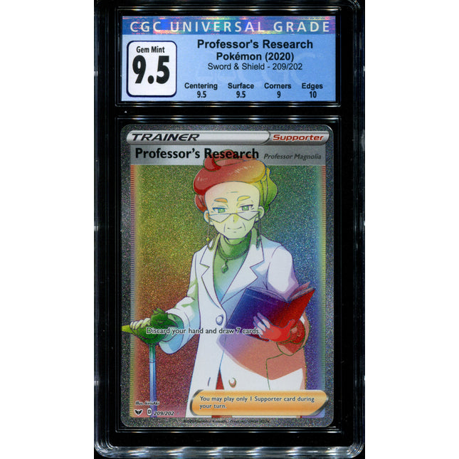 Professor's Research - 209/202 - CGC 9.5 Gem Mint - Sword & Shield - 02315