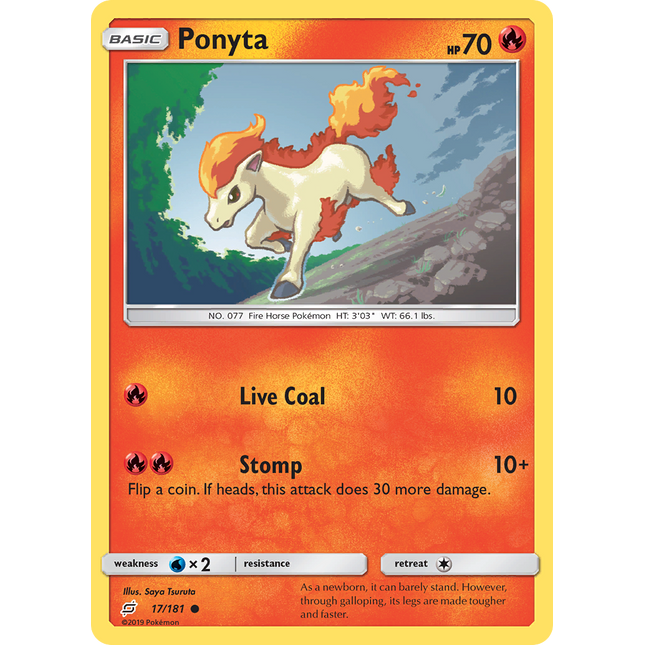 Ponyta (17/181) [Sun & Moon: Team Up]