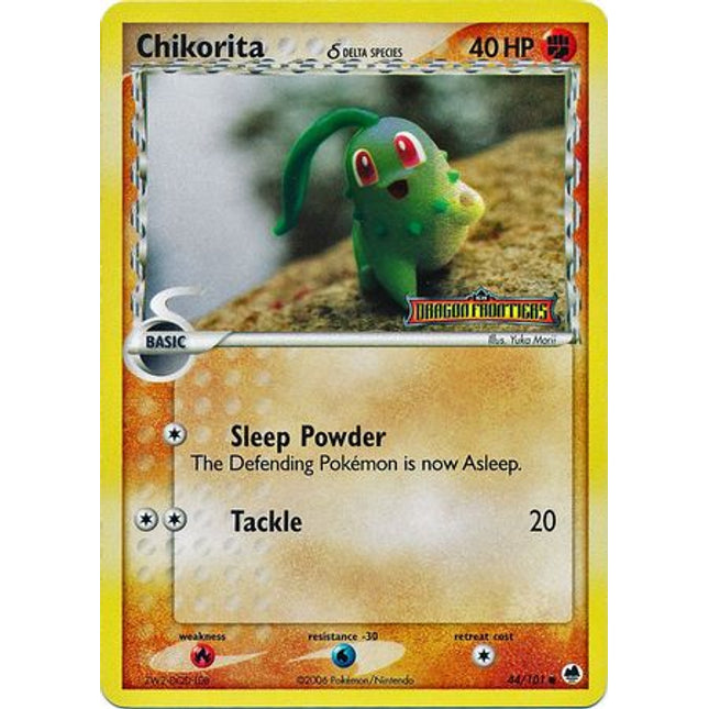 Chikorita (44/101) (Delta Species) (Stamped) [EX: Dragon Frontiers]