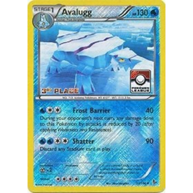 Avalugg (31/106) (League Promo 3th Place) [XY: Flashfire]