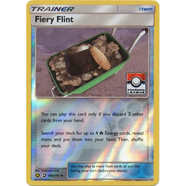 Fiery Flint (60a/70) (League Promo) [Sun & Moon: Dragon Majesty]
