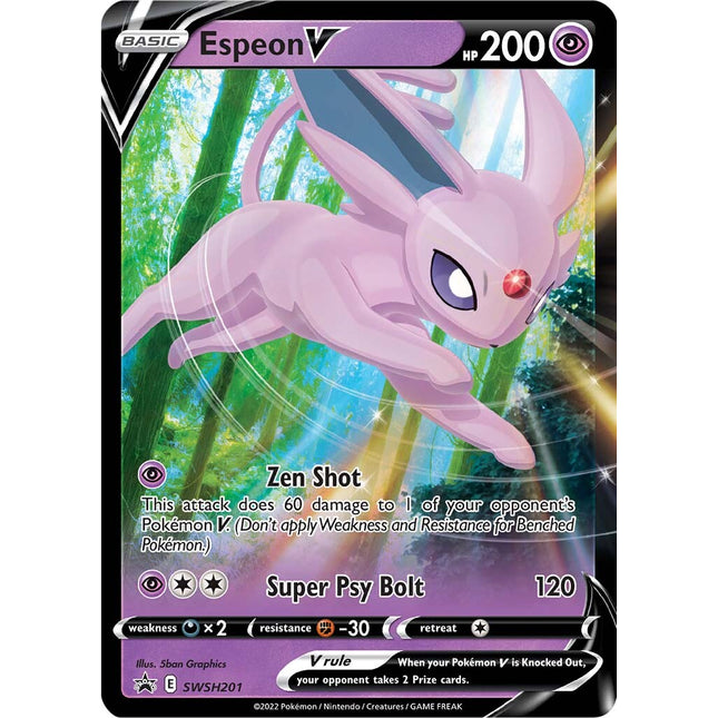 Espeon V (SWSH201) [Sword & Shield: Black Star Promos]