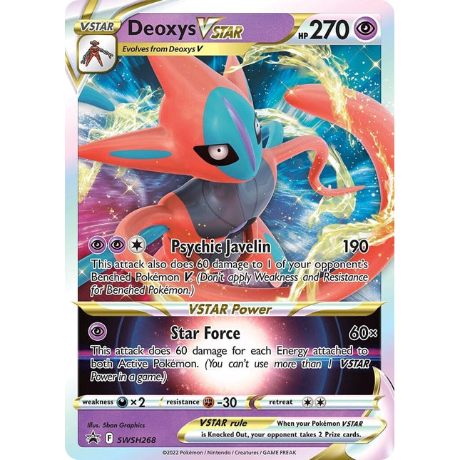 Deoxys VSTAR (SWSH268) (Jumbo Card) [Sword & Shield: Black Star Promos]