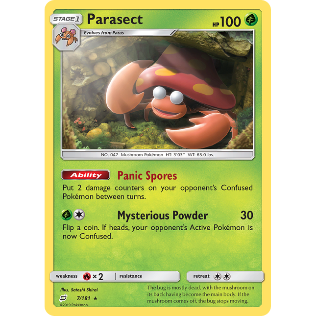 Parasect (7/181) [Sun & Moon: Team Up]