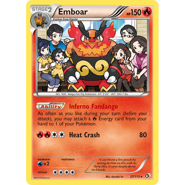 Emboar (27/113) (Theme Deck Exclusive) [Black & White: Legendary Treasures]