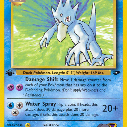 Sabrina's Golduck (30/132) [Gym Challenge 1st Edition]