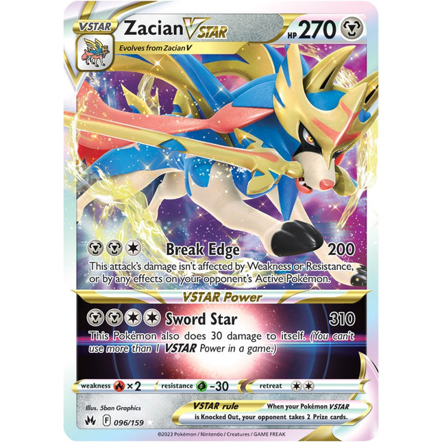 Zacian VSTAR (096/159) [Sword & Shield: Crown Zenith]