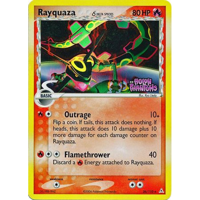 Rayquaza (26/110) (Delta Species) (Stamped) [EX: Holon Phantoms]