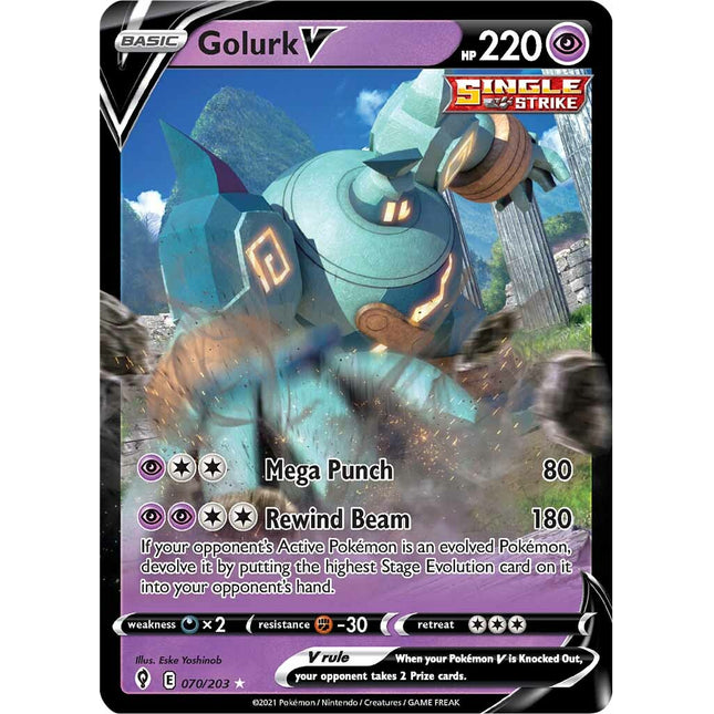 Golurk V (070/203) [Sword & Shield: Evolving Skies]