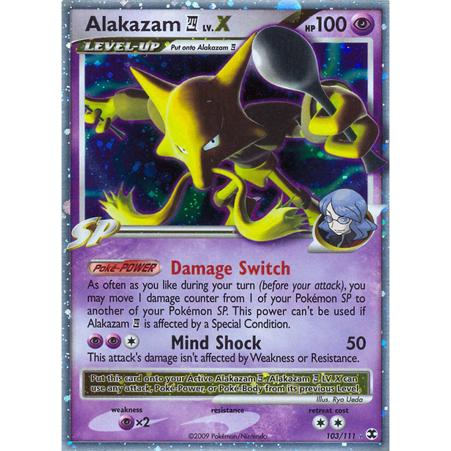 Alakazam LV.X (103/111) [Platinum: Rising Rivals]
