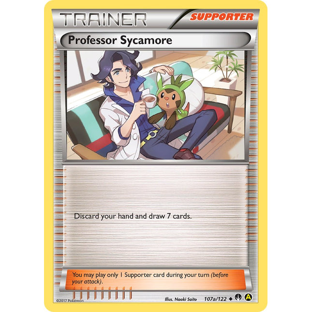 Professor Sycamore (107a/122) [Alternate Art Promos]