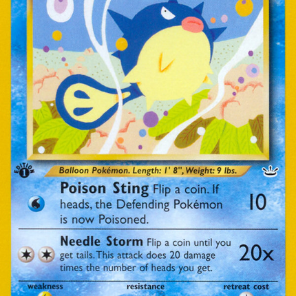 Qwilfish (49/64) [Neo Revelation 1st Edition]