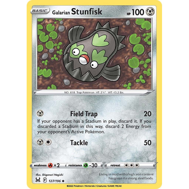 Galarian Stunfisk (127/196) [Sword & Shield: Lost Origin]